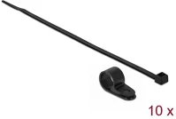 Delock 18872 Fekete színű, összekapcsoló pánt készlet 15,8 mm h 350 x sz 4,8 mm kábelekkel kép