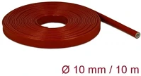 Delock 18899 Tűzvédelmi szilikon borítású takarás 10 m x 10 mm piros kép