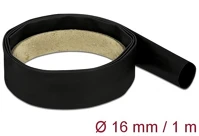 Delock 18976 Fekete hőcsökkentő cső 1 m x 16 mm kép