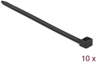 Delock 18991 Kábelkötegelő 550 x 8,8 mm (h x sz), 10 darab fekete kép
