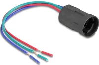 Delock 19 MM-ES 3 TŰS Foglalat 19 mm-es 3 tűs nyomó gomb vagy kapcsoló kép