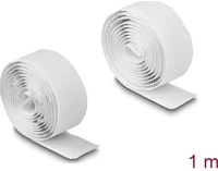 Delock 19061 Öntapadó tépőzáras szalag-szett, h 1 m és sz 20 mm fehér kép