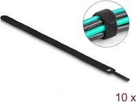 Delock 19075 Befűzős kábelkötegelő hossza 300 mm fekete 12 mm, 10 db. kép