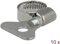 Delock 19572 Pillangó tömlő bilincs 13 - 19 mm 10 db. fém kép