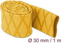 Delock 19599 Zsugorcső x-mintás nem csúszós 1 m x 30 mm sárga kép