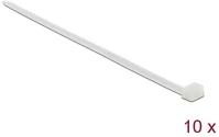 Delock 19703 Kábelkötegelő 920 x 9 mm (h x sz), 10 darab fehér kép