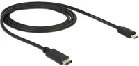 Delock 2.0 APA Kábel -  (usb-c  -> usb micro-b, apa/apa, 1m) kép