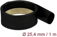 Delock 20663 Fekete, hőre szűkülő tubus 1 m x 25,4 mm méretű szűkülési aránya 4:1 kép