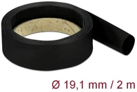 Delock 20669 Fekete, hőre szűkülő tubus 2 m x 19,1 mm méretű szűkülési aránya 4:1 kép