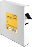 Delock 20671 Velcro fekete ragasztó szalag guriga hx 10 m x sz 20 mm dobozban kép