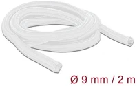 Delock 20697 Fonott kábelharisnya önzáródó 2 m x 9 mm fehér kép