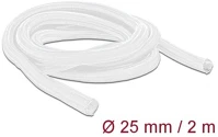 Delock 20701 Fonott kábelharisnya önzáródó 2 m x 25 mm fehér kép