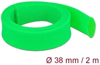Delock 20754 Fonott kábelharisnya nyújtható 2 m x 38 mm zöld kép