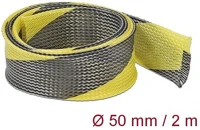 Delock 20757 Fonott kábelharisnya nyújtható 2 m x 50 mm fekete-sárga kép
