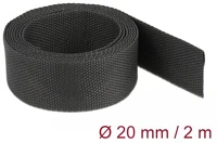 Delock 2:1 FEKETE Anyag hőre zsugorodó cső 2 m x 20 mm szugorodási arány 2:1 fekete kép