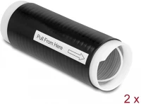 Delock 20890 Hidegen zsugorodó cső 45 mm x 130 mm 2 db fekete kép