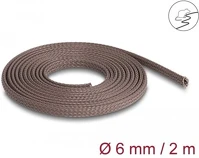 Delock 20897 Fonott ujjas rágcsáló biztos nyújtható barna 2 m x 6 mm borító kép