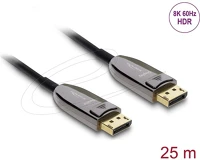 Delock 2.1 8K 60 HZ 40 GBPS 25 M Aktív optikai kábel displayport 2.1 8k 60 hz 40 gbps 25 m kép