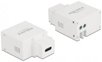 Delock 2,1 A-S 2,1 a-s, fehér, usb type-c  töltő portos keystone modul kép