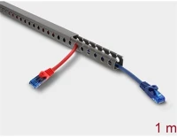 Delock 22026 Huzalozási csatorna 20 x 20 mm - hosszúsága 1 m szürke kép