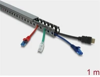 Delock 22028 Huzalozási csatorna 30 x 30 mm - hosszúsága 1 m szürke kép