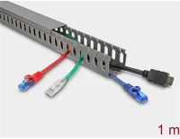 Delock 22029 Huzalozási csatorna 40 x 40 mm - hosszúsága 1 m szürke kép