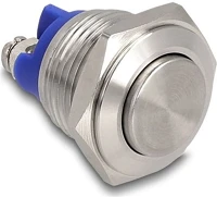 Delock 22038 Nyomógomb installáláshoz 16 mm 2 db. csavaros kapocs aktuátor magas kép