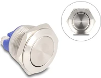 Delock 22040 Nyomógomb installáláshoz 19 mm 2 db. csavaros kapocs aktuátor lapos kép