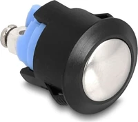 Delock 22044 nyomógomb installáláshoz 16 mm 2 db. csavarhelyes működtető, domború kép