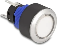 Delock 22046 kiálló nyomógomb installációhoz 22 mm 5 db. forrasztott csatlakozó kép