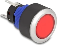 Delock 22047 kiálló nyomógomb installációhoz 22 mm 5 db. forrasztott csatlakozó kép