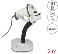Delock 2,4 GHZ-ES, USB-HEZ Vonalkódolvasó 1d laser 2,4 ghz-es, usb-hez kép