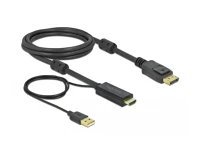 Delock 85964 Kábel hdmi > displayport 4k 30hz 2m