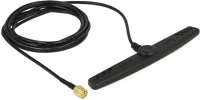 Delock 2.5 DBI 2 M RG-174 gsm umts lte antenna sma plug  omnidirectional adhesive mounting kép