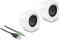 Delock 27008 személyi számítógép hangfal 3,5 mm sztereó jack apával és usb kép