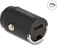 Delock 3.0 30 W-TAL Mini autós töltő usb type-c  pd 3.0 30 w-tal kép