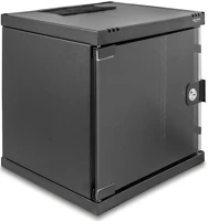 Delock 330 X 31 10  hálózati szekrény 6u üvegajtóval, állványra vagy falra szerelhető kép