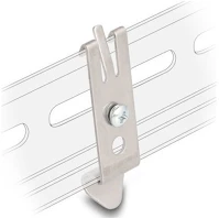 Delock 35 MM-ES DIN sínhez 2 rögzítő lyukkal és t3 önmetsző rögzítő csavarral kép