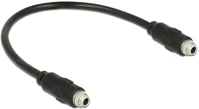 Delock 3.5 MM SZTEREÓ JACK KÁBEL ANYA CSAVARMENETES &GT; 3.5 MM SZTEREÓ JACK ANYA CSAVARMENETES 25 CM 85115 3.5 mm sztereó jack kábel anya csavarmenetes > 3.5 mm sztereó jack anya kép