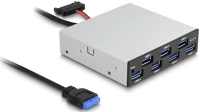 Delock 3.5 USB 5 GBPS 3.5  usb 5 gbps első panel 7 x usb a-típusú kép