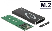 Delock 42003 Külső ház m.2 sata ssd usb type-c female kép