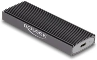 Delock 42019 Delock Külső USB Type-C kombinált ház M.2 NVMe PCIe vagy SATA SSD eszközhöz - szerszám mentes kép