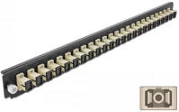 Delock 43353 19  kötő doboz első panele 24 porttal sc simplex bézs kép