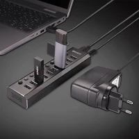 Delock 43370 19 kötő doboz első panele 24 porttal lc quad zöld kép