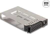 Delock 47005 / 47011 mobil rack bemeneti tálca 1 x 2.5 -os u.2 nvme ssd-hez a  mobil rack esetén kép