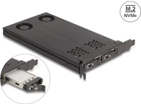 Delock 47042 Pci expressz x16 kártya mobil-rack 2 x m.2 nvme ssd-hez - elágazás kép