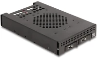 Delock 47070 3.5  mobil állvány 2 x m.2 nvme ssd-hez oculink sff-8612 konnektorral kép