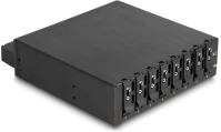 Delock 47129 5.25  mobil állvány 8 x m.2 nvme ssd-hez vékony sas sff-8654 konnektorokkal kép