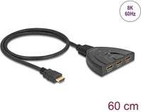 Delock 4K 60HZ 3-PORTOS 4k 60hz 3-portos hdmi switch fekete kép