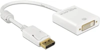 Delock 4K -&GT; DVI Átalakító adapter - displayport 1.2 (apa). -> dvi (anya) 4k - fehér kép